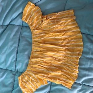 Forever 21 Off the Shoulder Crop Top